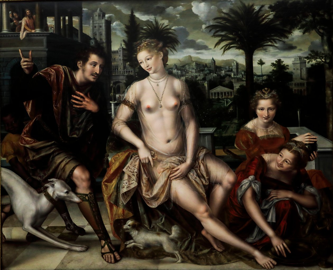 David y Betsabé de Jan Massys