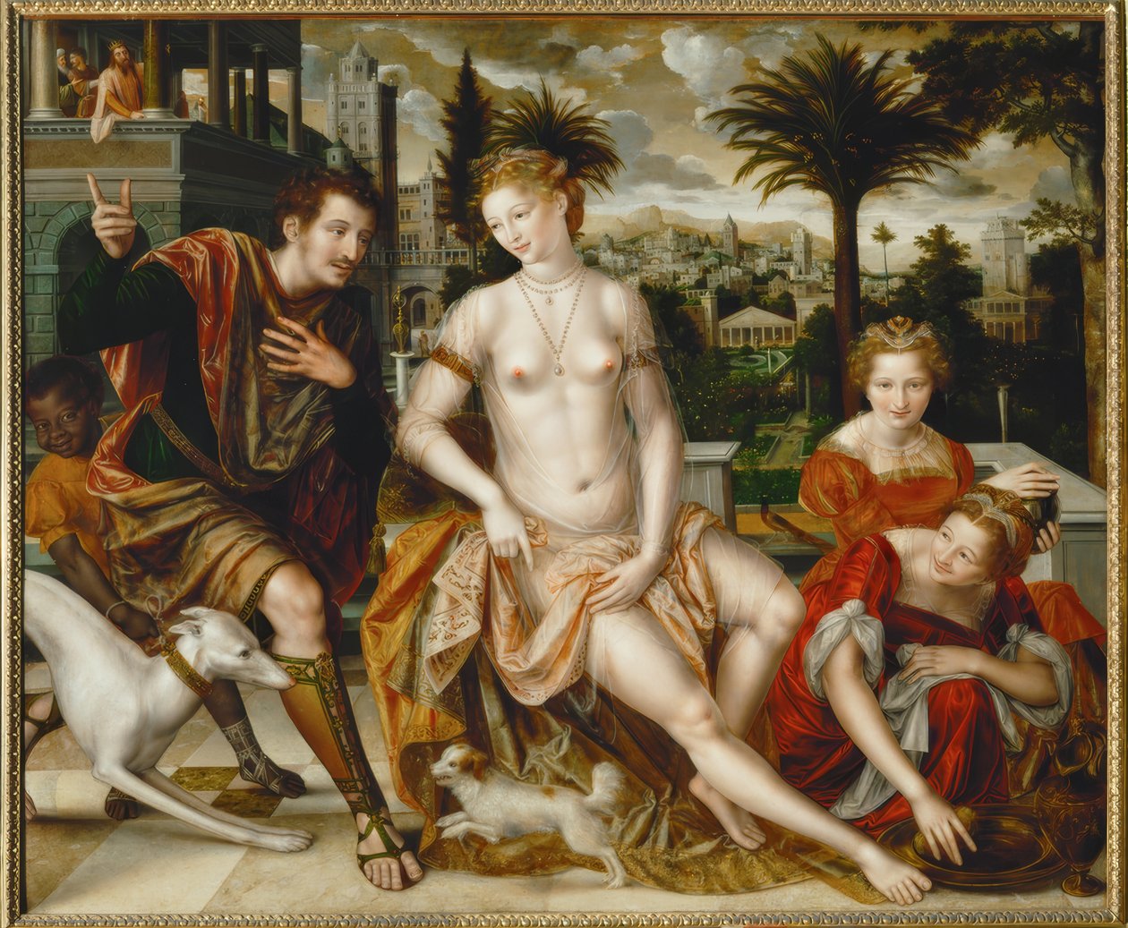 David y Betsabé de Jan Massys
