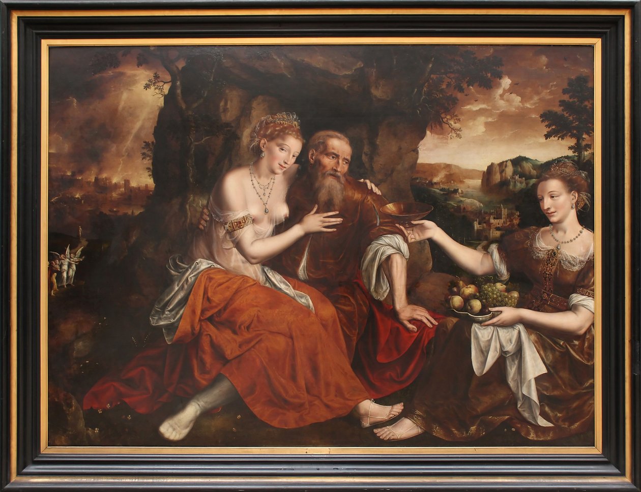 Lot y sus hijas de Jan Matsys