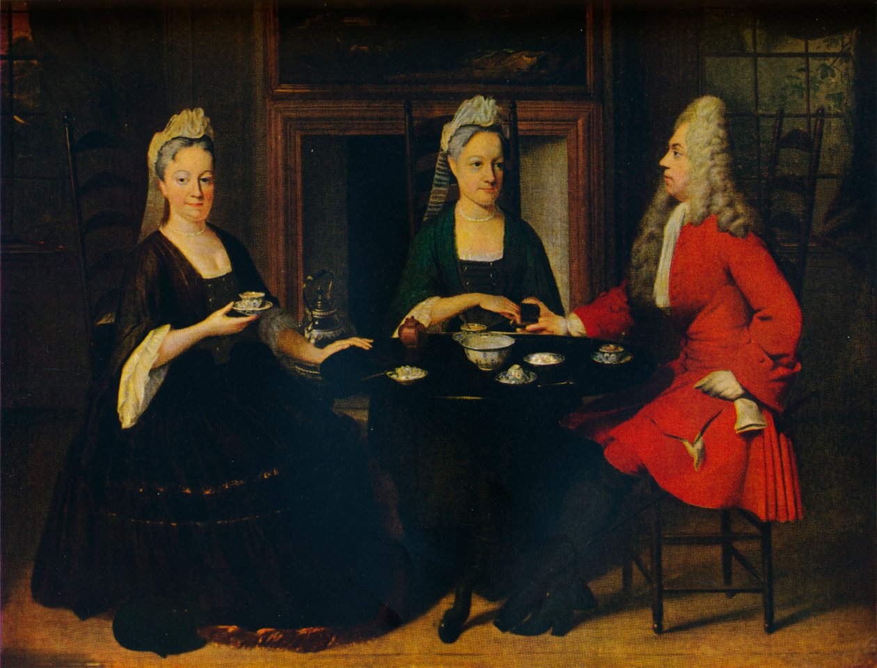Conversación, c. 1735 de Jan Maurits Quinkhard