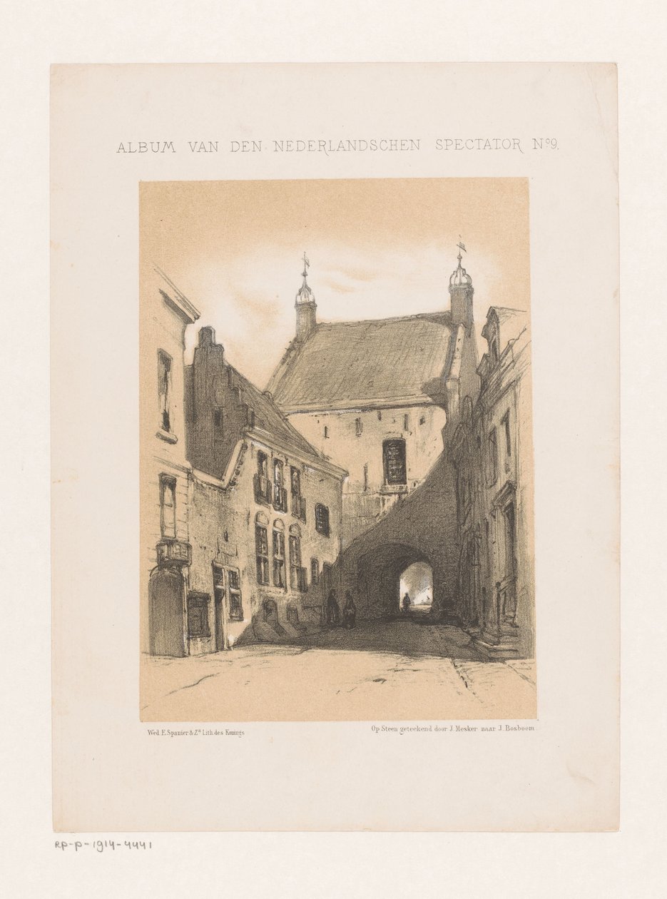 Calle con puerta de Jan Mesker