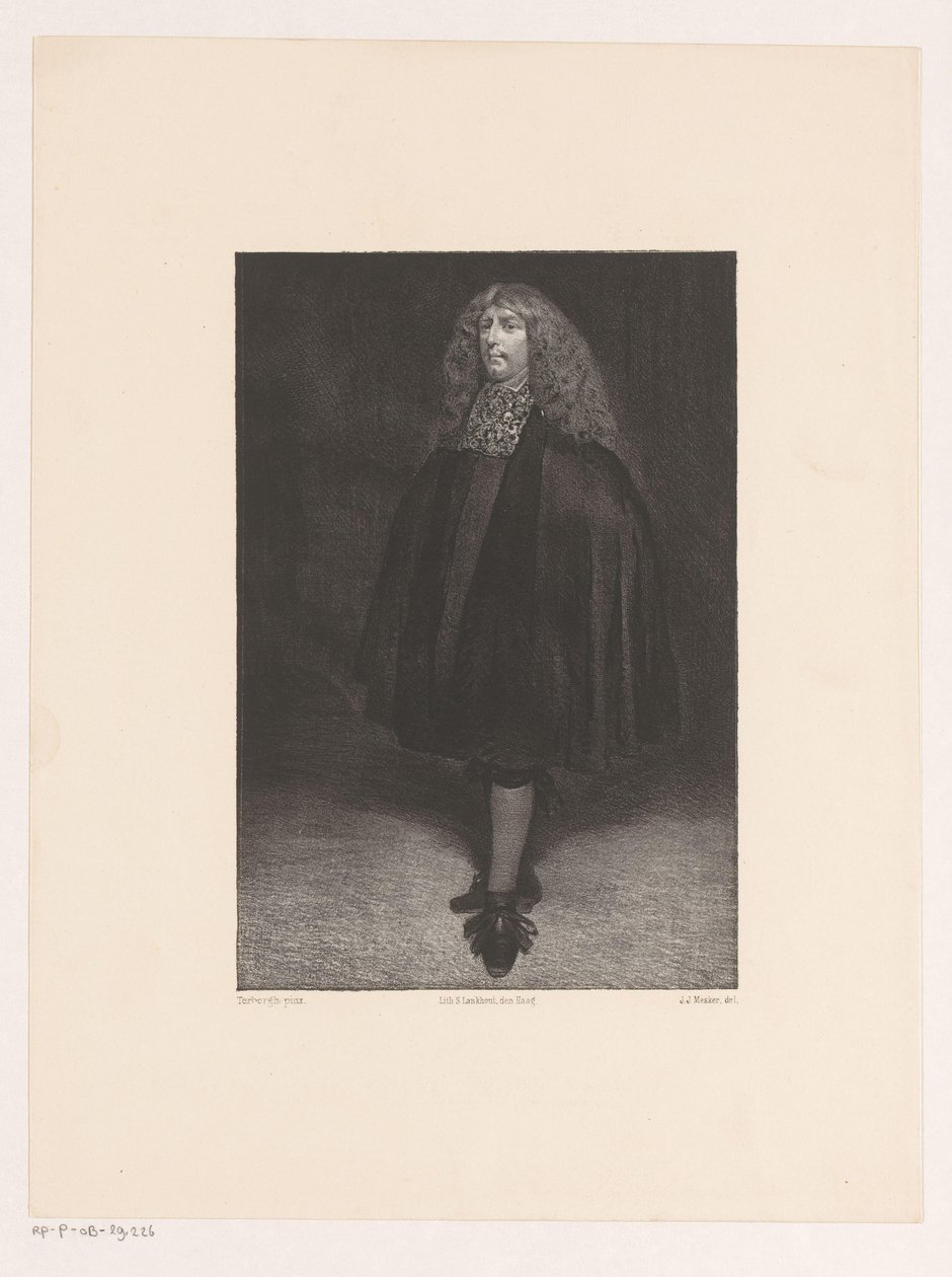 Autorretrato de Gerard ter Borch de Jan Mesker