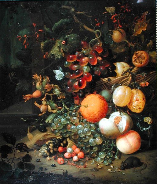 Bodegón con frutas de Jan Mortel