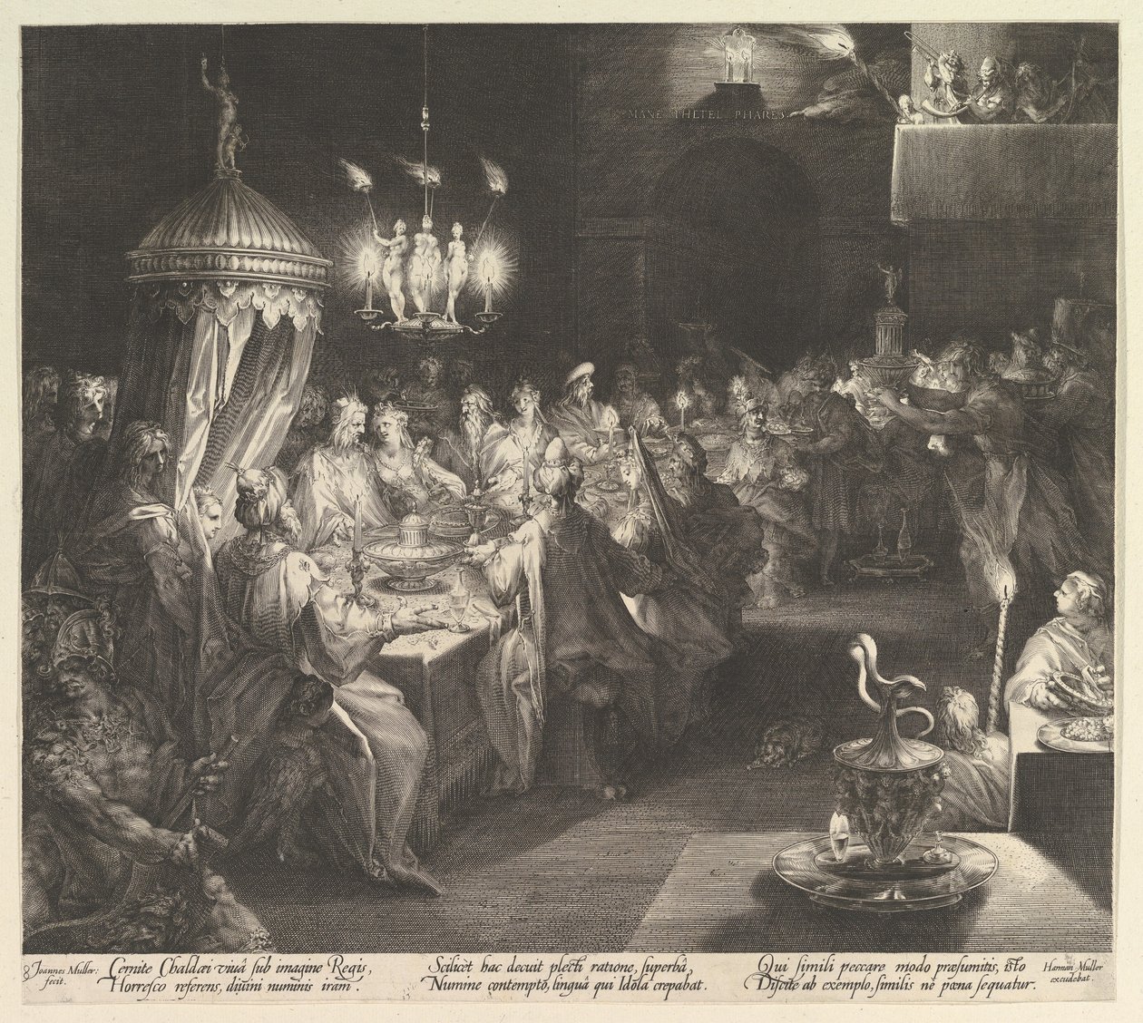 El Banquete de Baltasar de Jan Muller