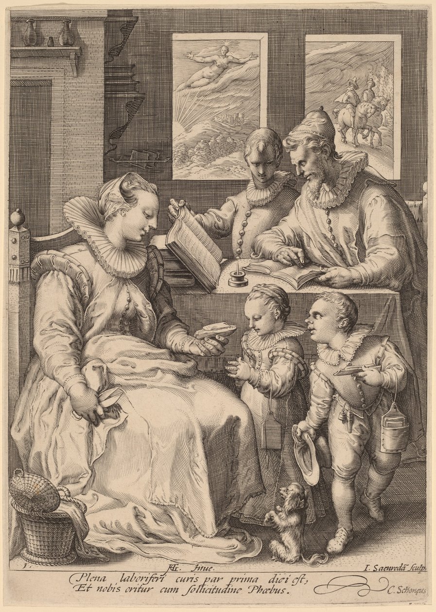 Mañana de Jan Pietersz Saenredam, after Hendrik Goltzius