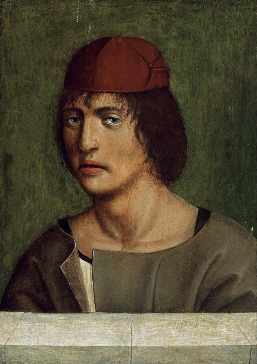 Retrato de un hombre joven (Autorretrato) de Jan Polack