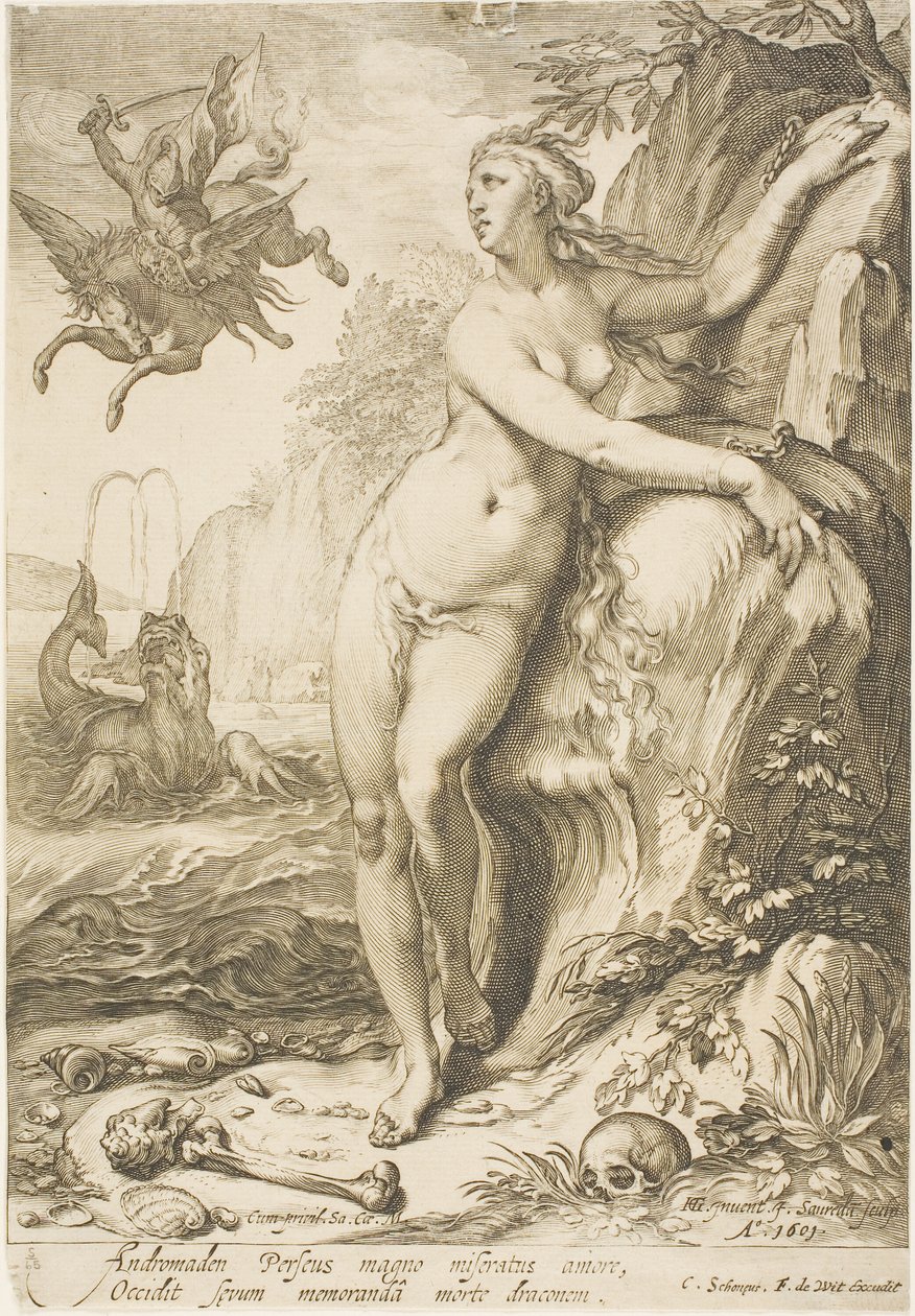 Andrómeda de Jan Saenredam