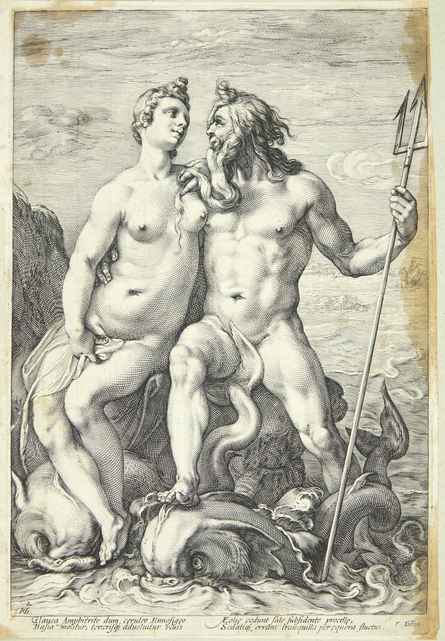 Neptuno y Anfitrite de Jan Saenredam