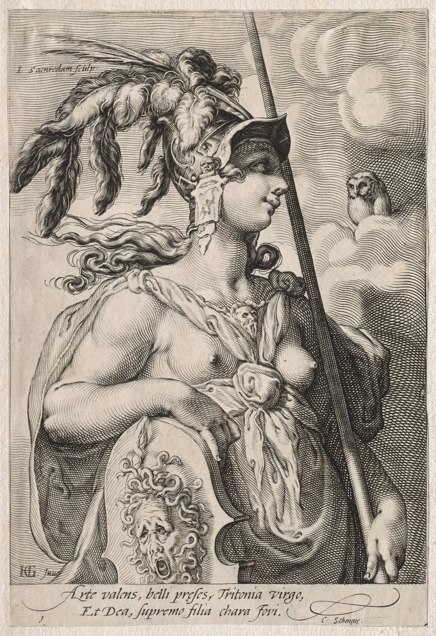 Three Goddesses de Jan Saenredam