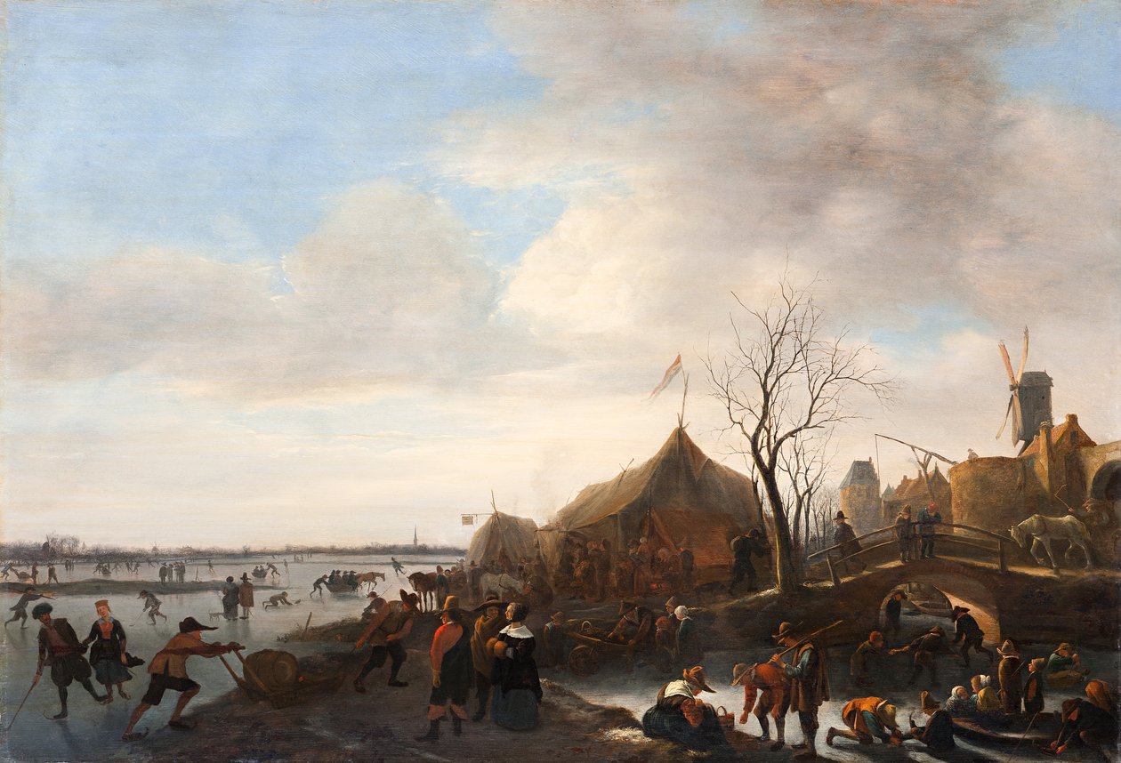 Escena invernal de Jan Steen
