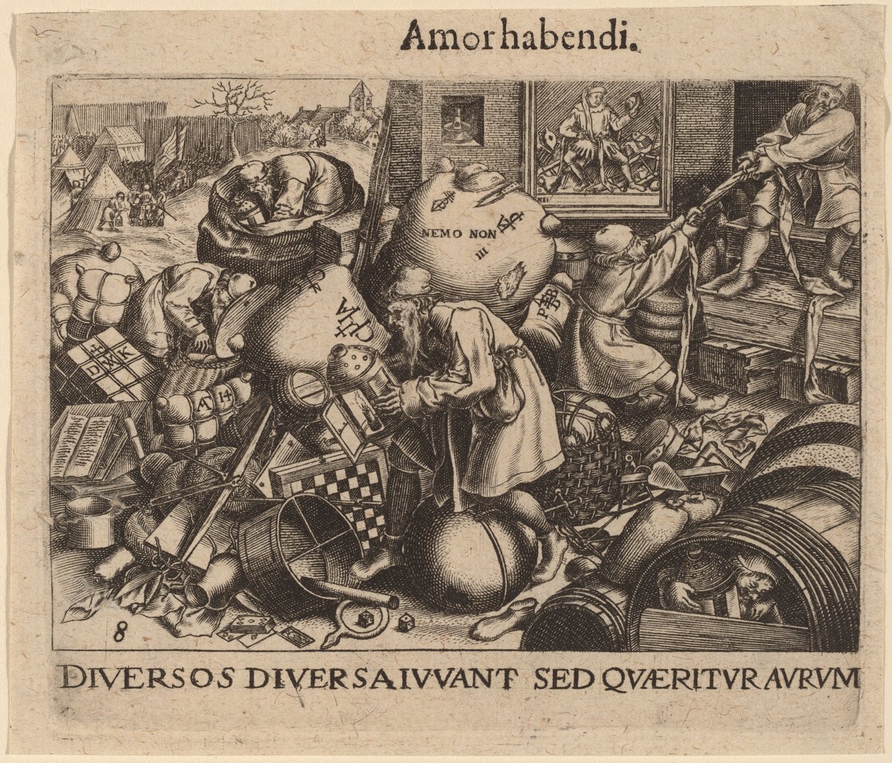 El Hombre Común de Jan Theodor de Bry after Pieter Bruegel the Elder
