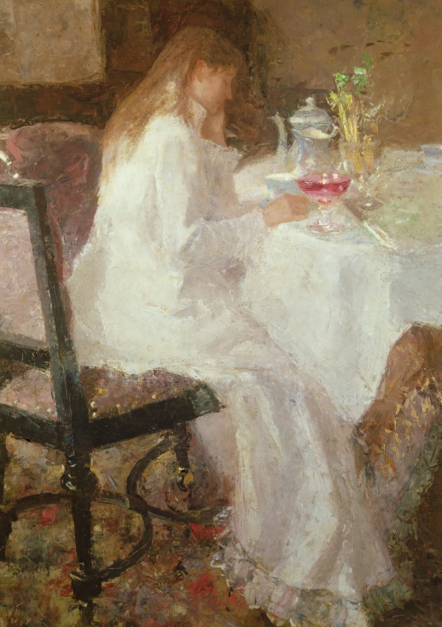 En la Mesa del Desayuno de Jan Toorop