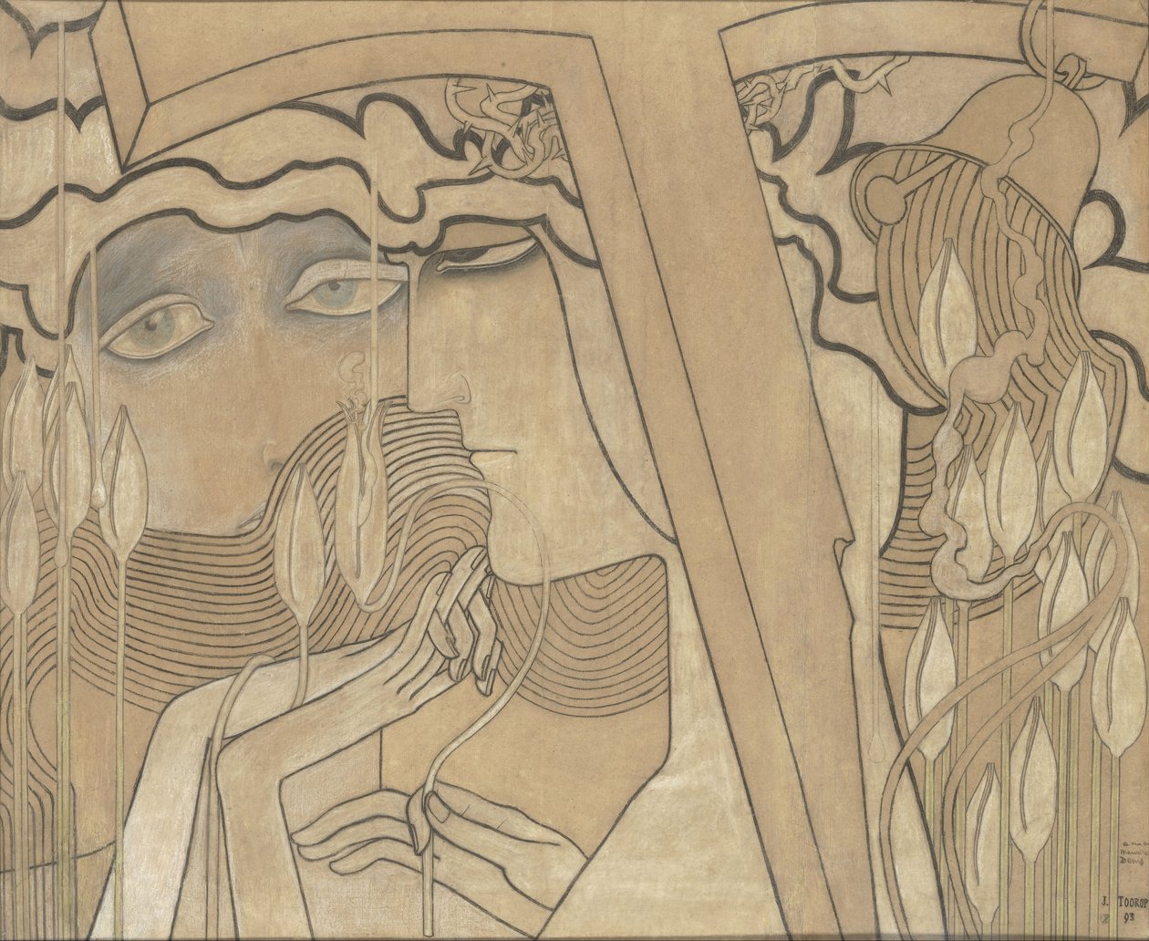 Deseo y satisfacción, 1893 de Jan Toorop