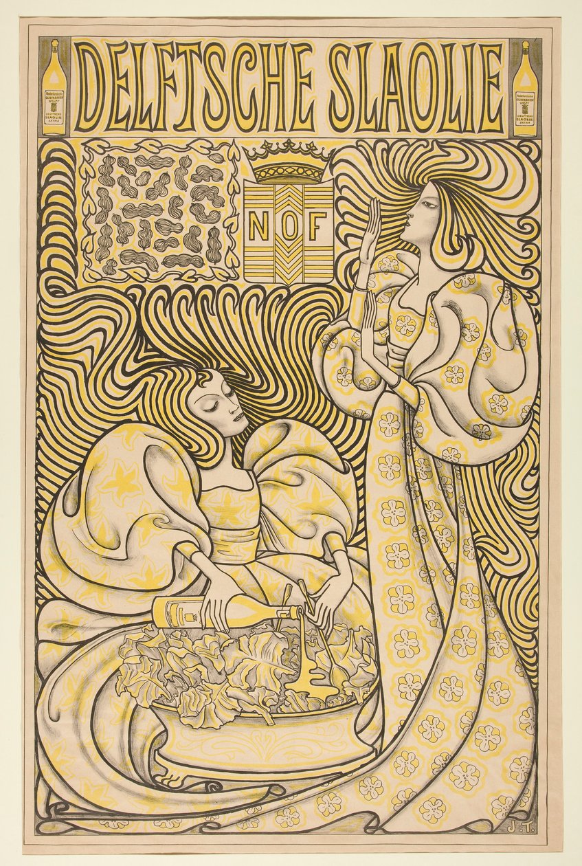 Aceite de ensalada Delft (Aceite de ensalada Delft) de Jan Toorop