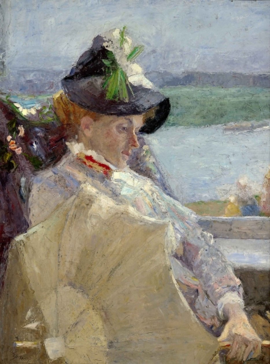 Dama con paraguas de Jan Toorop