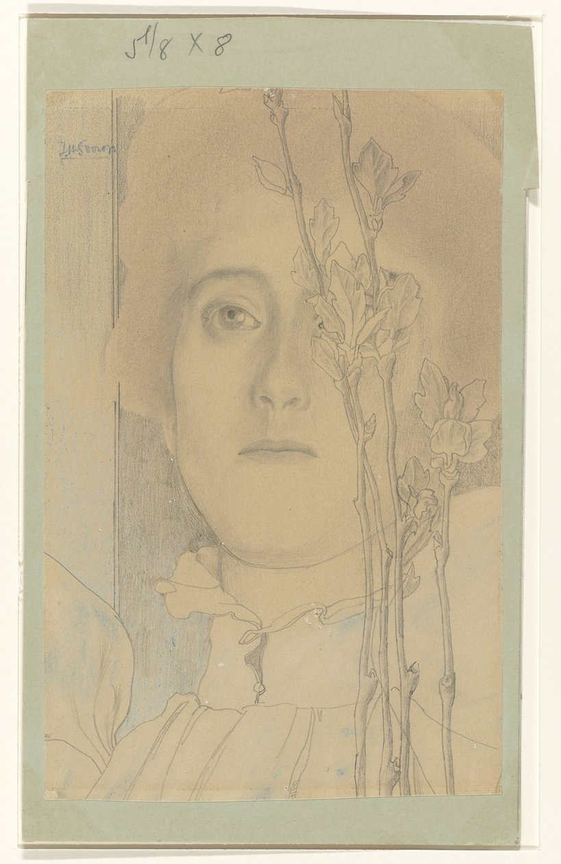 Retrato de una mujer desconocida de Jan Toorop