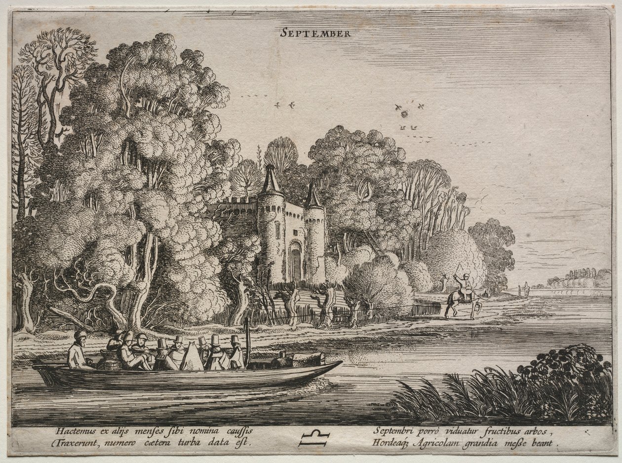 Los doce meses: septiembre de Jan Van de Velde