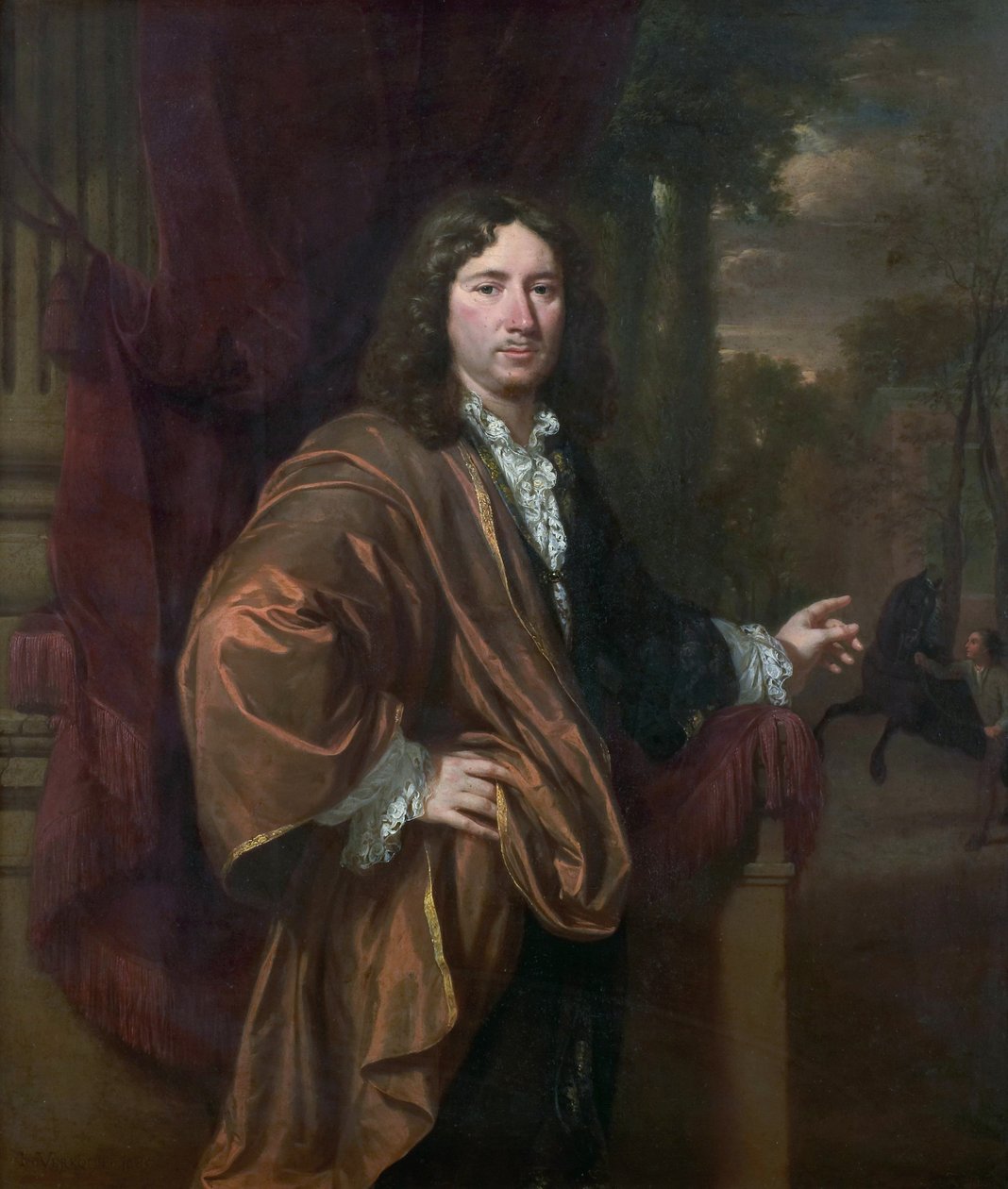 Retrato de un hombre de Jan Verkolje
