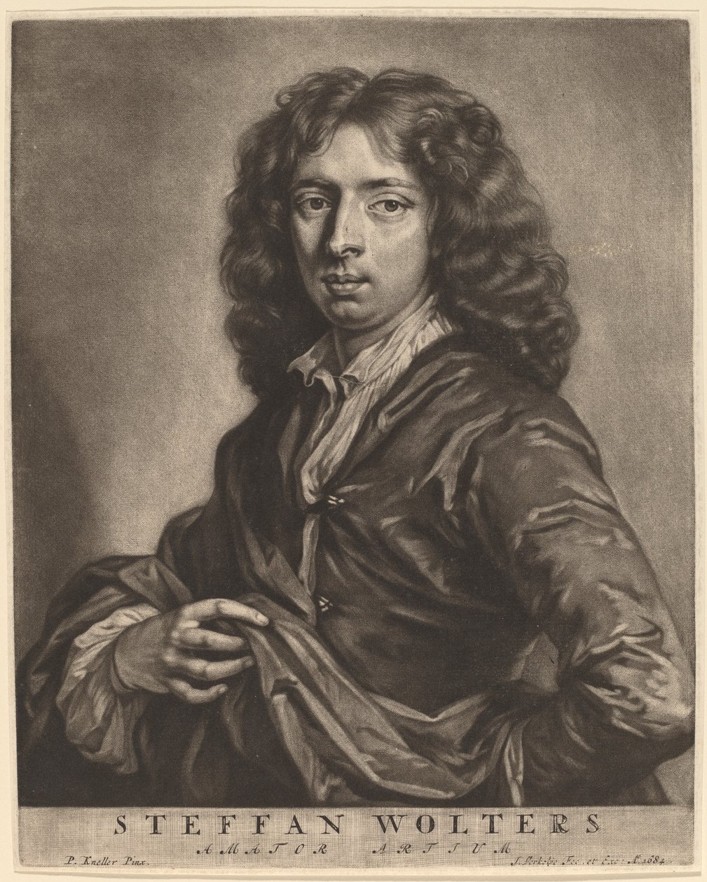Steffan Wolters de Jan Verkolje I after Sir Godfrey Kneller