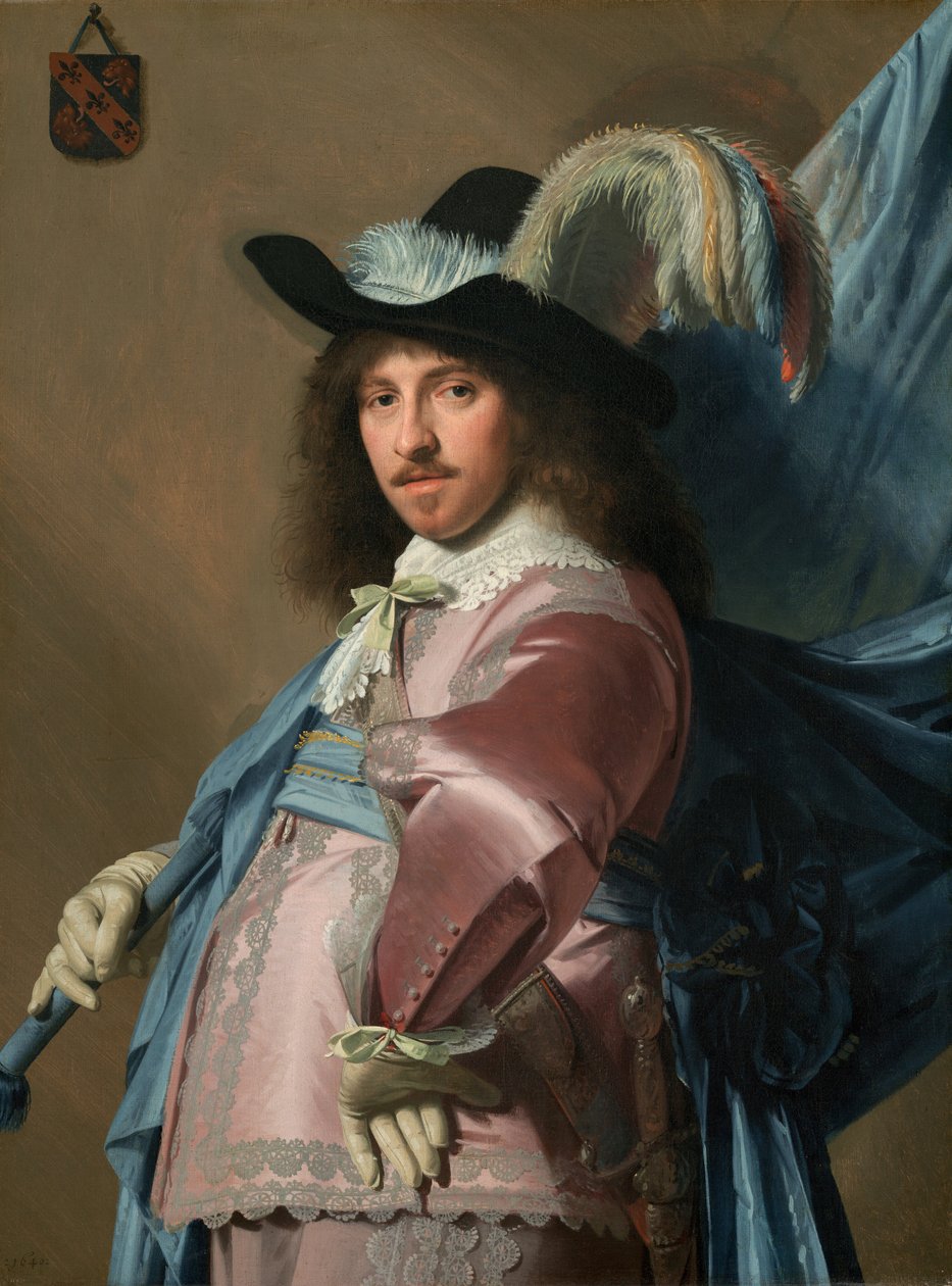 Andries Stilte como abanderado, 1640 de Jan Verspronck