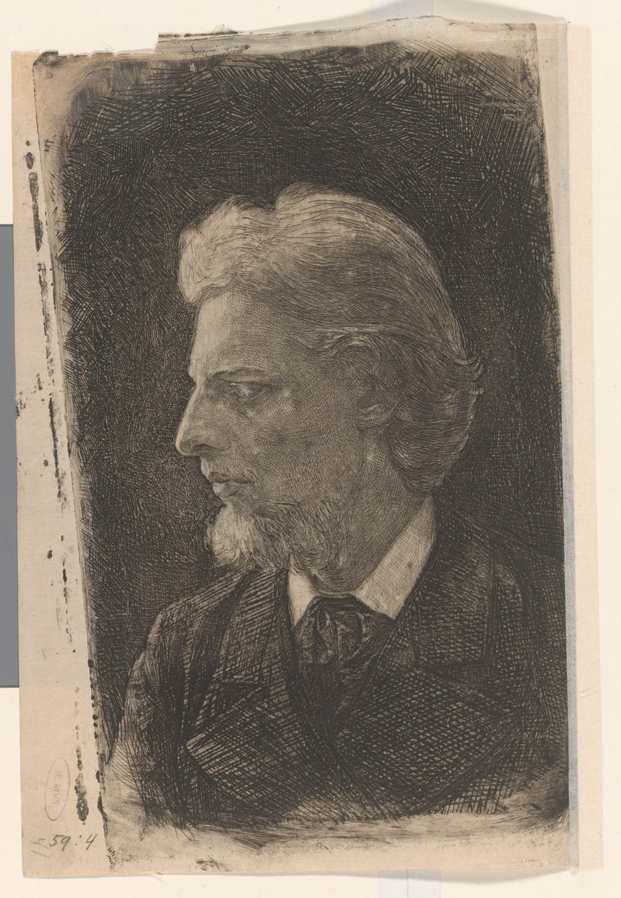 Retrato de Jacques Perk de Jan Veth