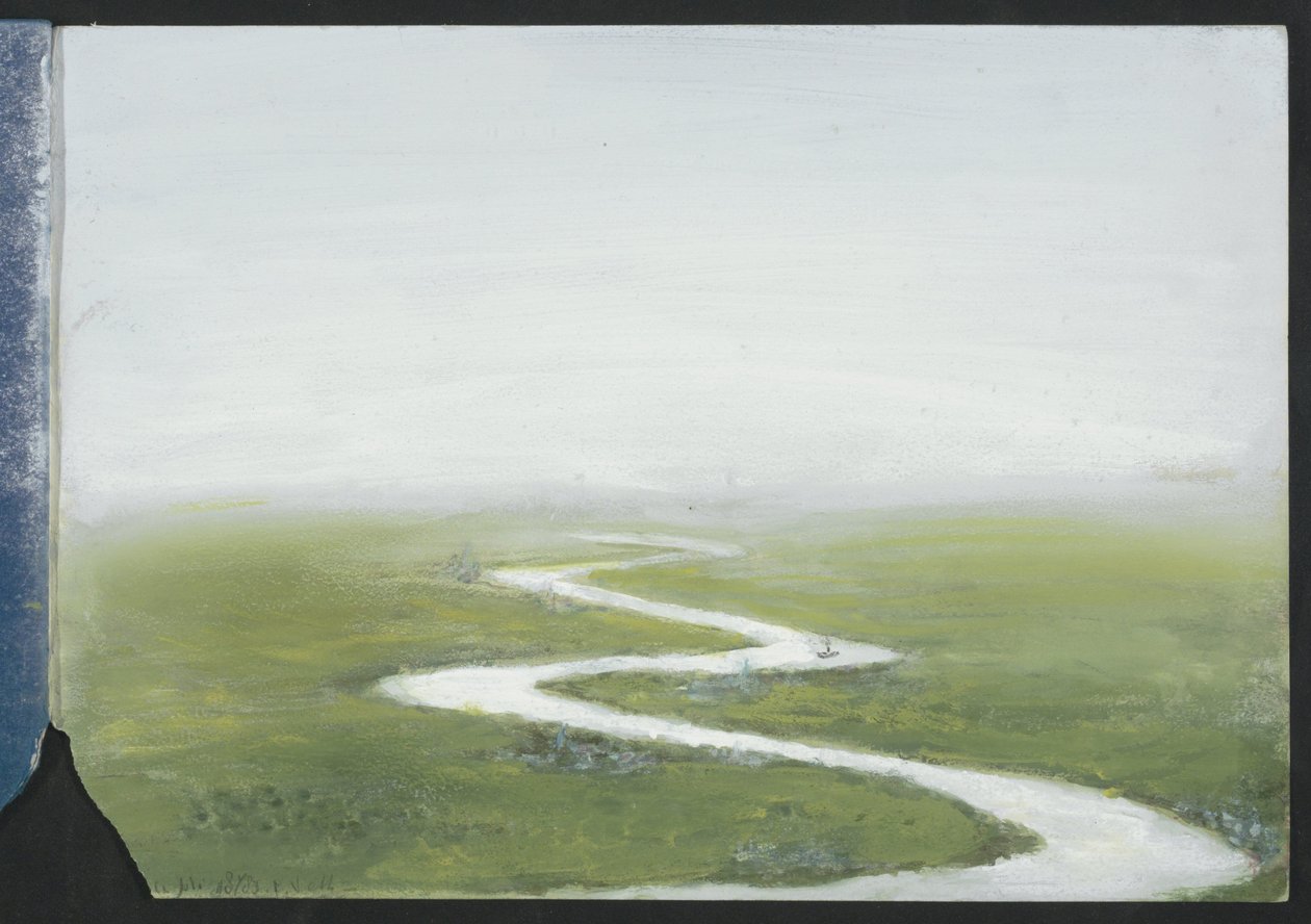 Paisaje fluvial de Jan Veth