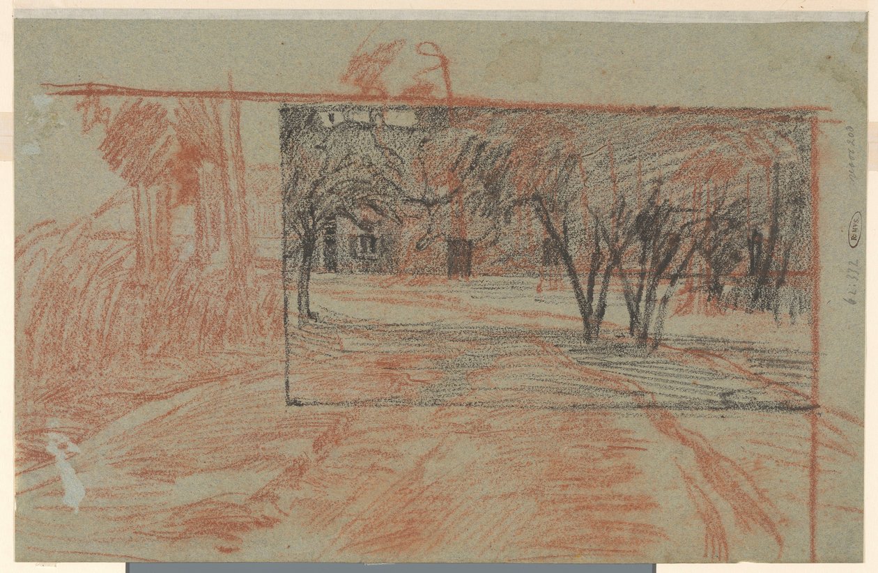 Dos estudios de paisaje, indistintamente de Jan Veth