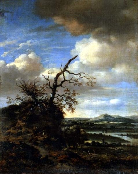 Paisaje fluvial extenso c.1665/1670 de Jan Wiynants