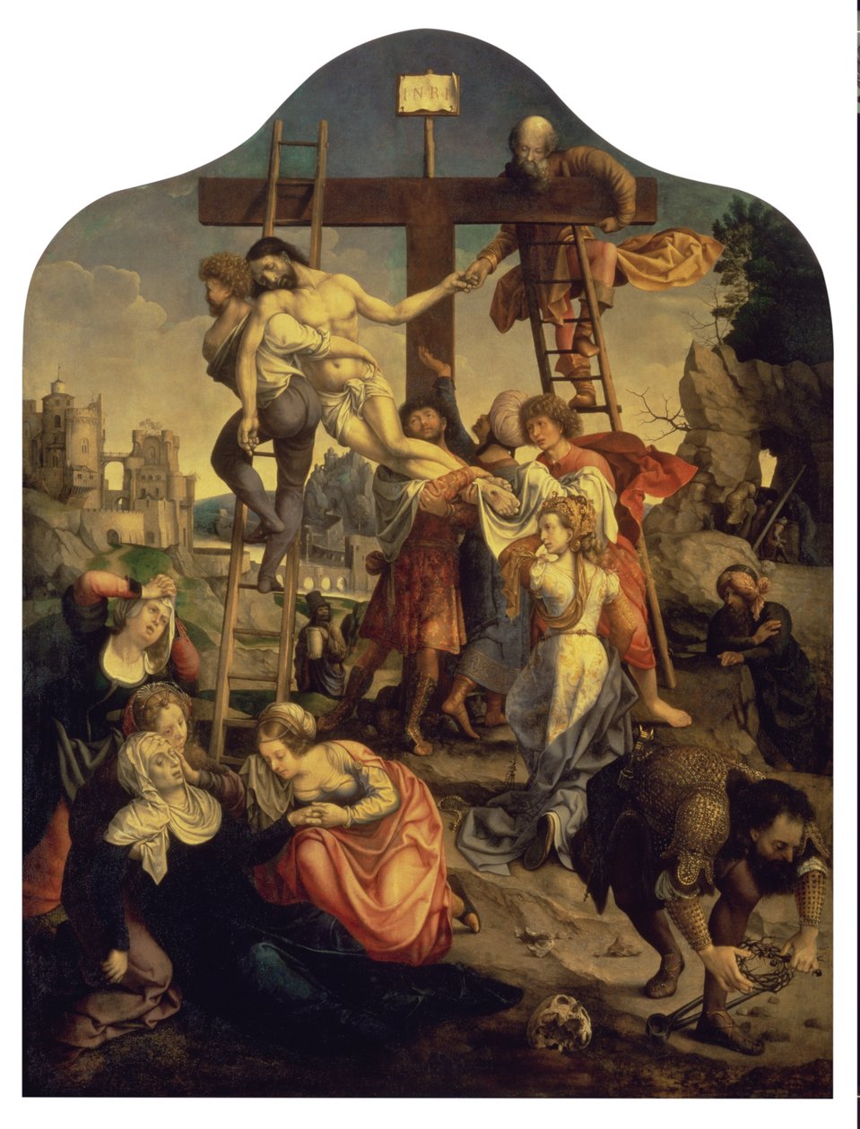 La Deposición, c.1520 de Jan Gossaert