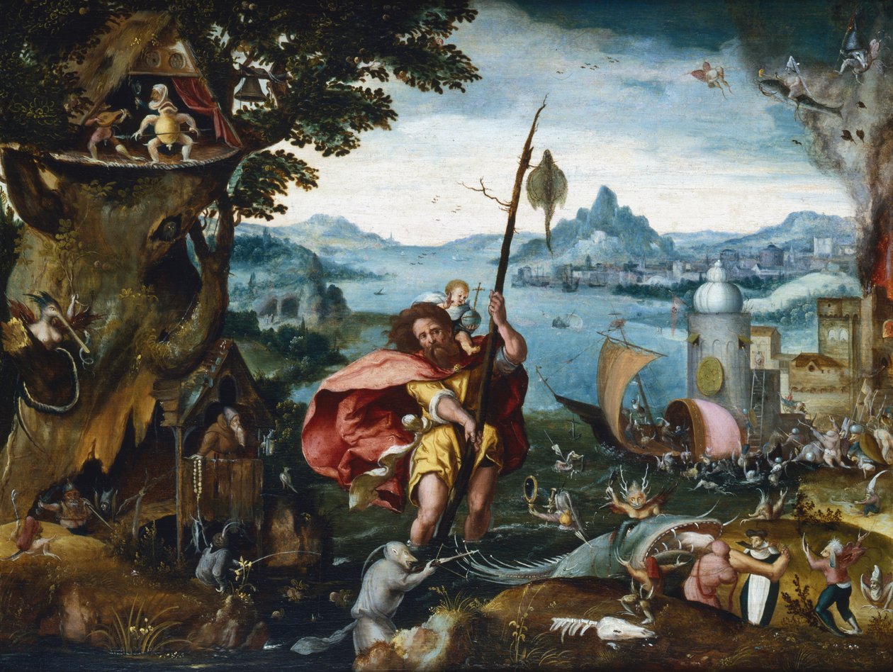 San Cristóbal cruzando el río de Jan de Cock