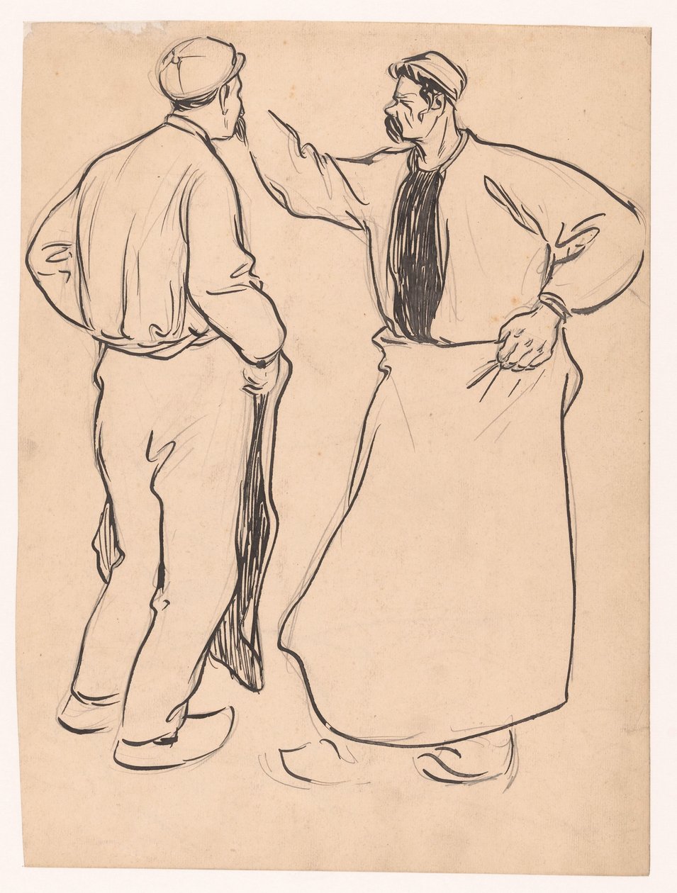 Dos estudios de un hombre de Jan de Waardt