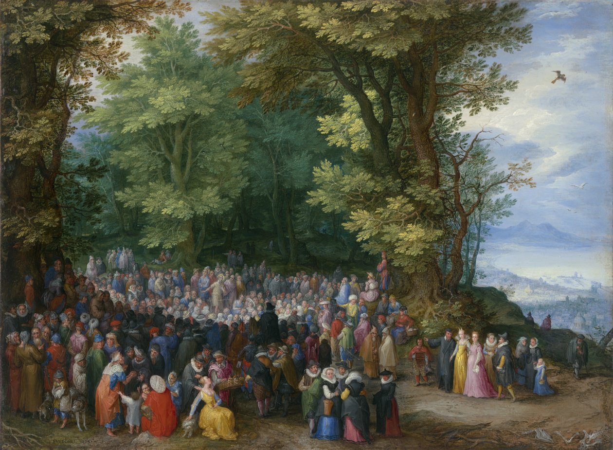 El Sermón de la Montaña de Jan the Elder Brueghel