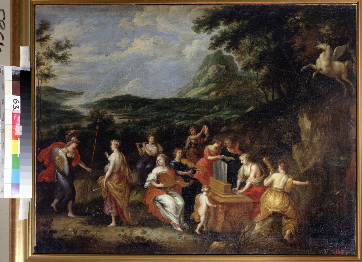 Palas Atenea y Musas de Jan van Balen