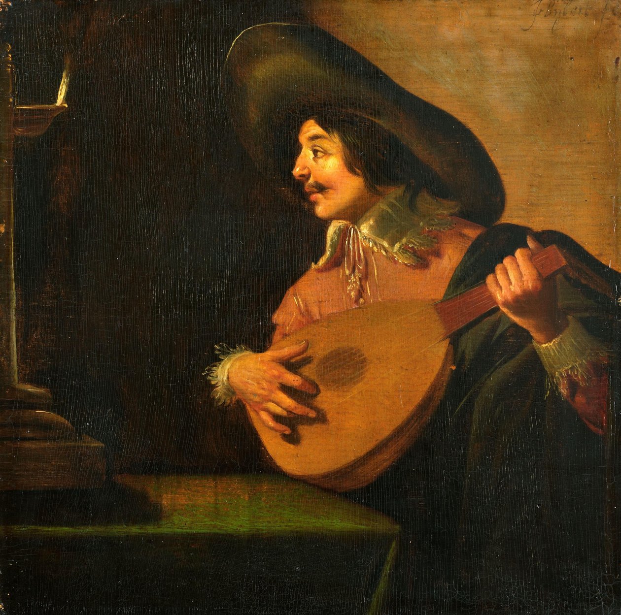 El intérprete de laúd de Jan van Bijlert