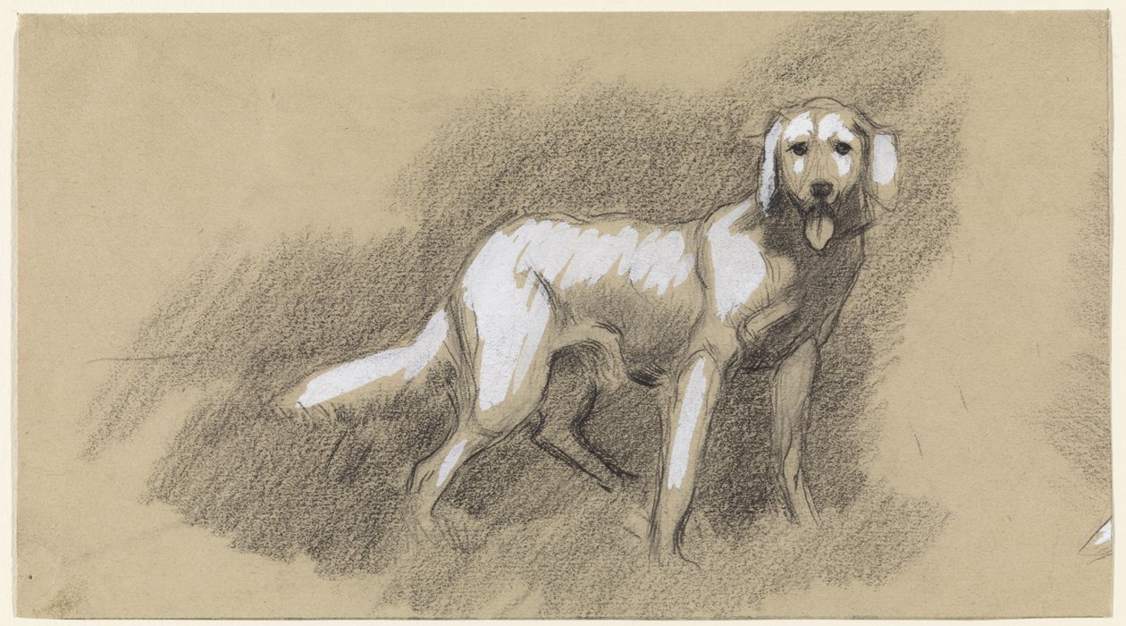 Perro de pie de Jan van Essen