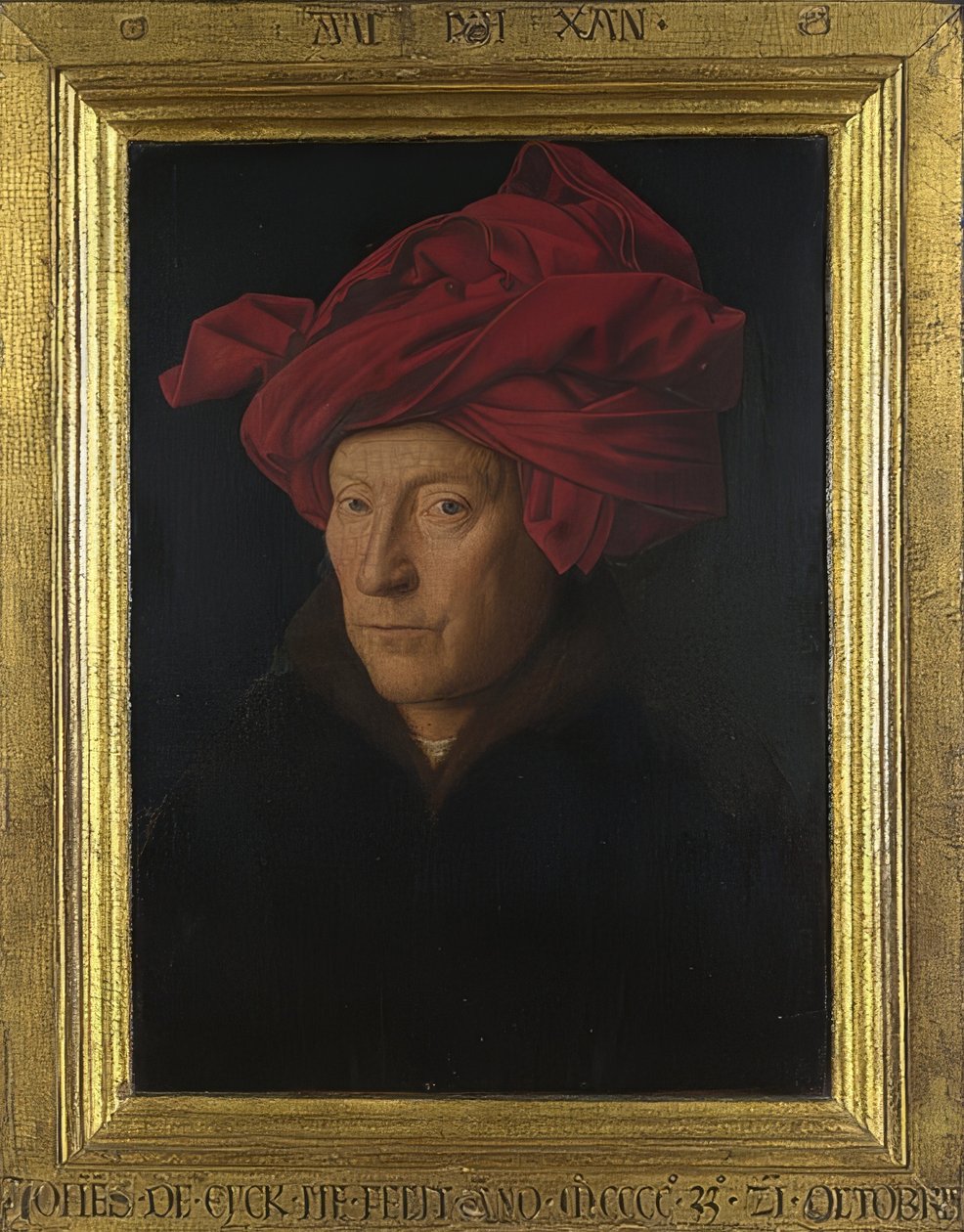 Retrato de un hombre (¿Autorretrato?). 1433 de Jan van Eyck