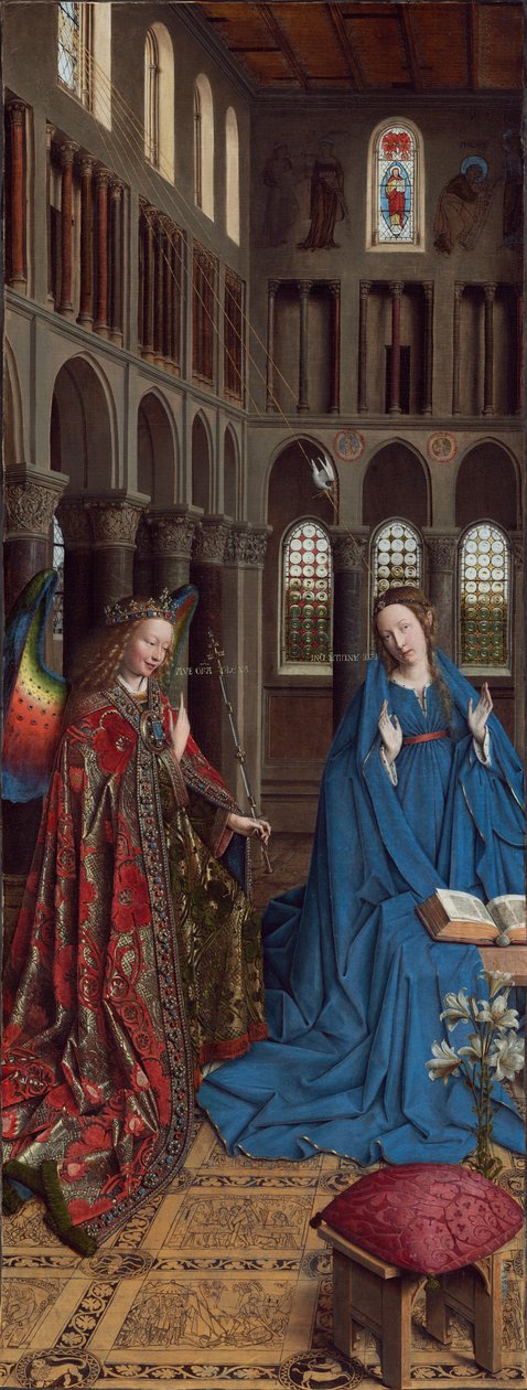 La Anunciación de Jan van Eyck