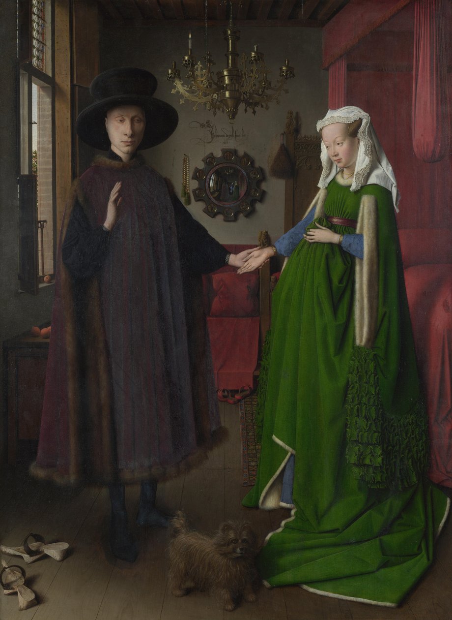 El Retrato Arnolfini, 1434 de Jan van Eyck