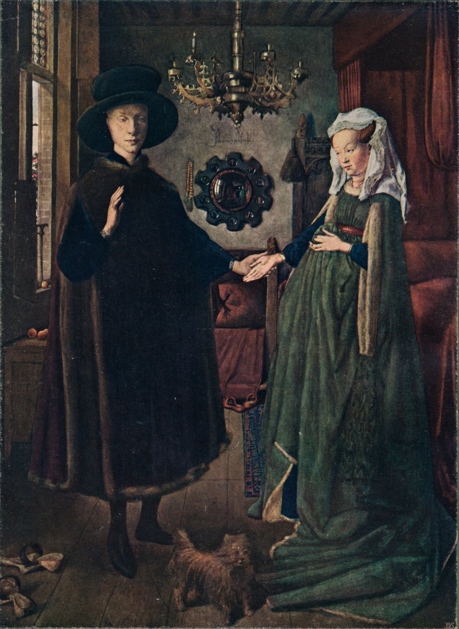 El Retrato Arnolfini, 1434, 1904 de Jan van Eyck