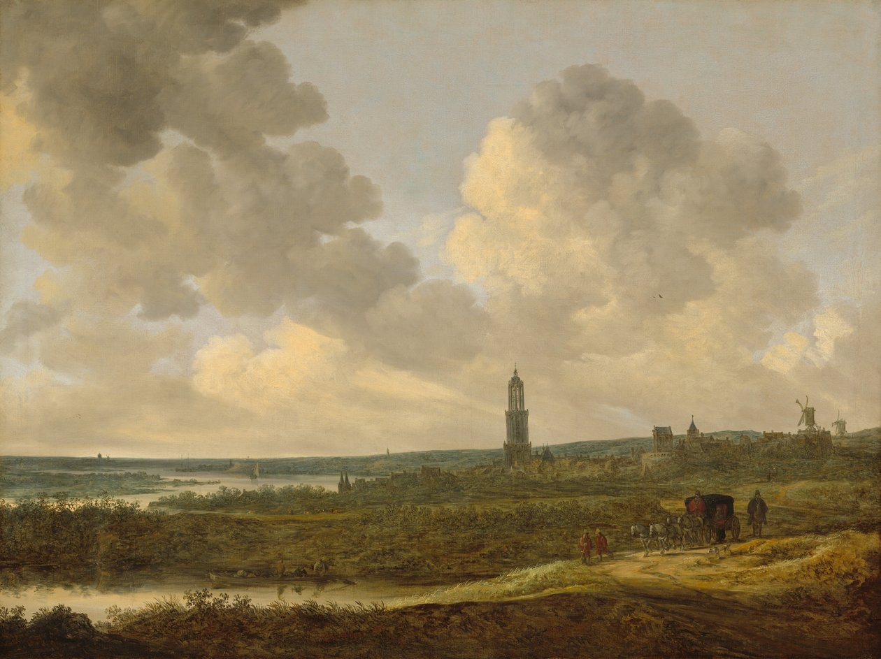 Vista de Rhenen de Jan van Goyen