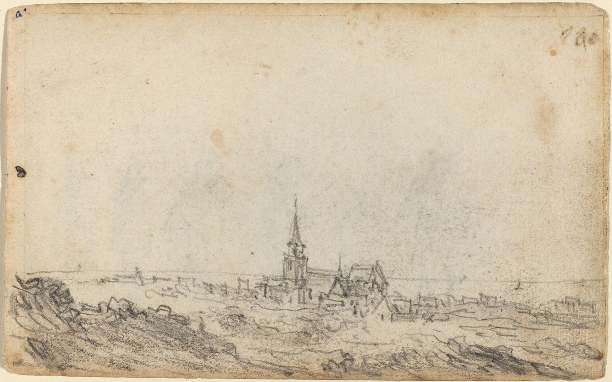 Vista de Scheveningen [recto] de Jan van Goyen