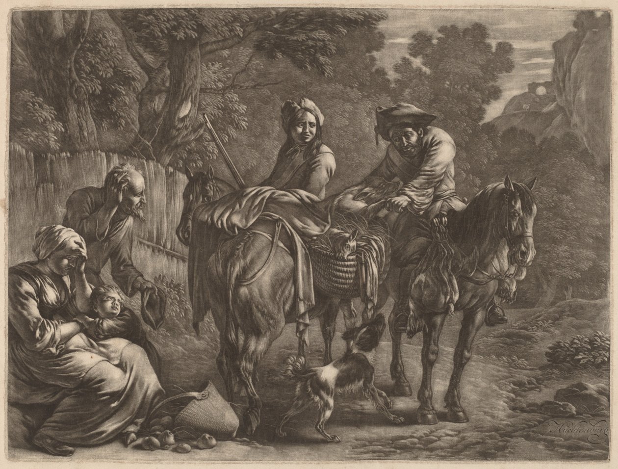 Ladrones a caballo de Jan van Huchtenburgh