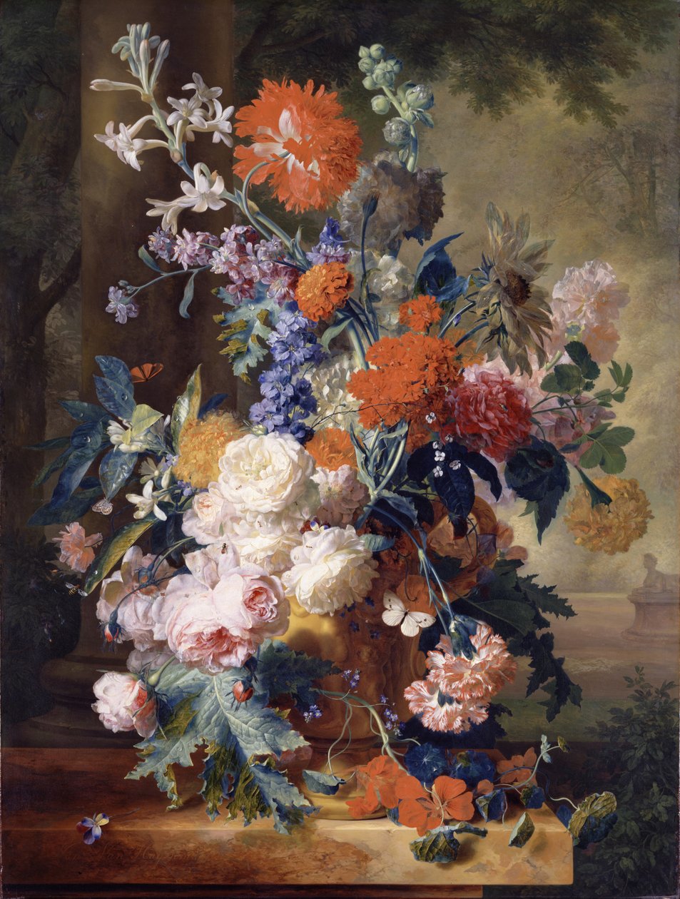 Bodegón de flores de Jan van Huysum