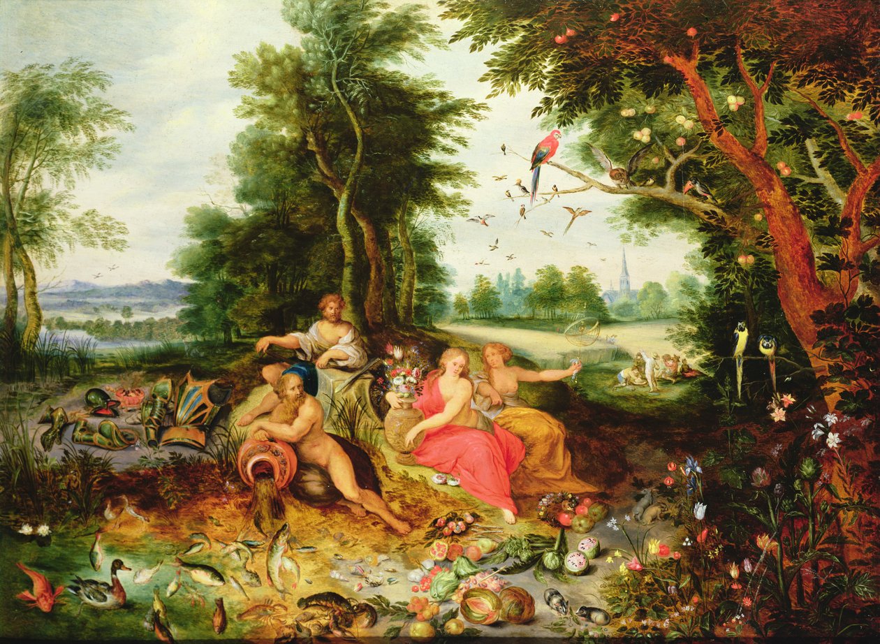 Los cuatro elementos de Jan van Kessel the Elder