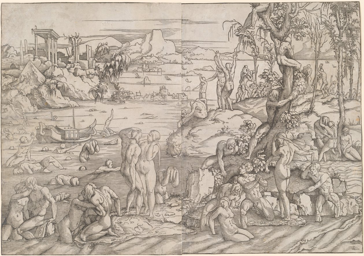 El diluvio de Jan van Scorel