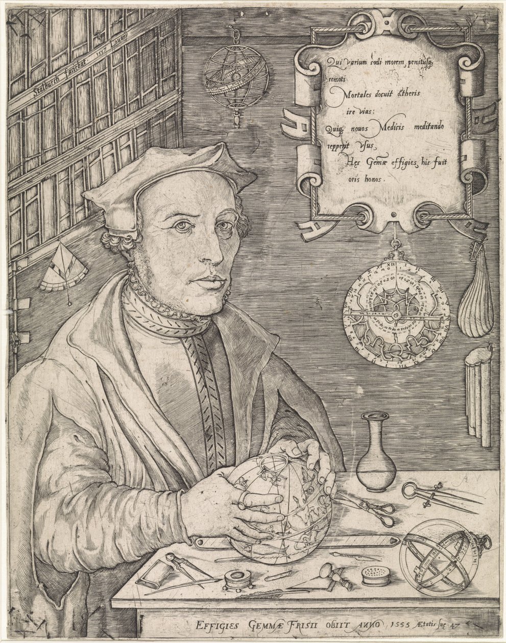 Portarretrato de Gemma Frisius de Jan van Stalburch