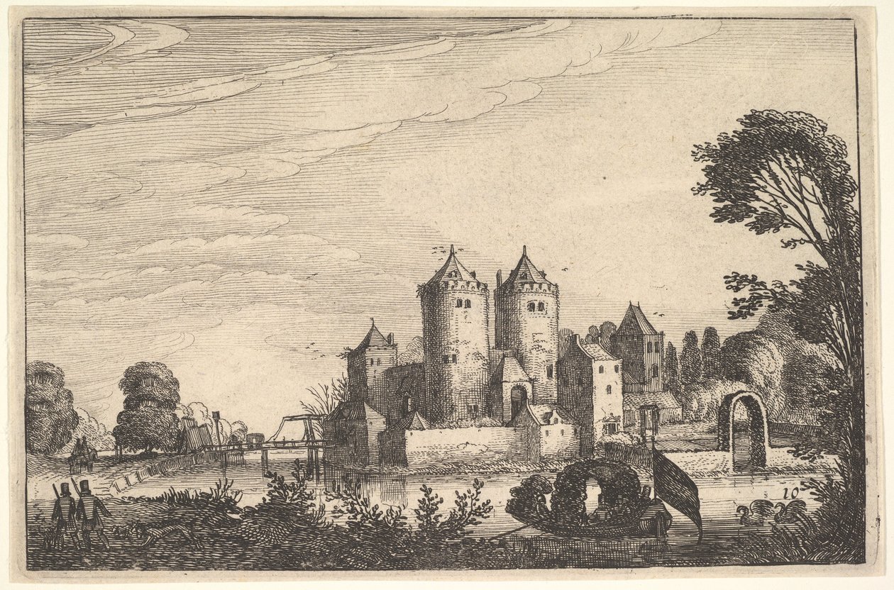 El castillo, ca. 1616 de Jan van de Velde II