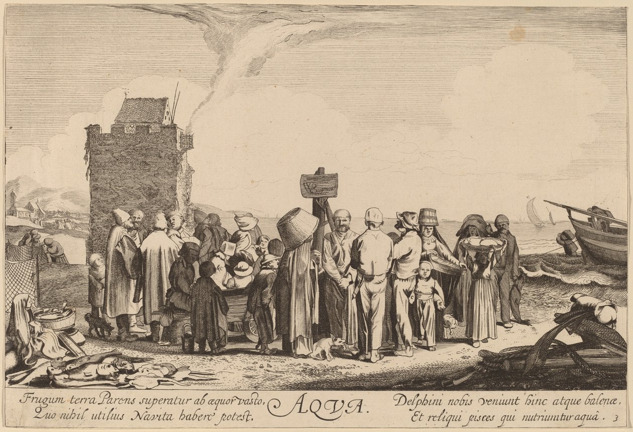 Agua de Jan van de Velde II after Willem Buytewech