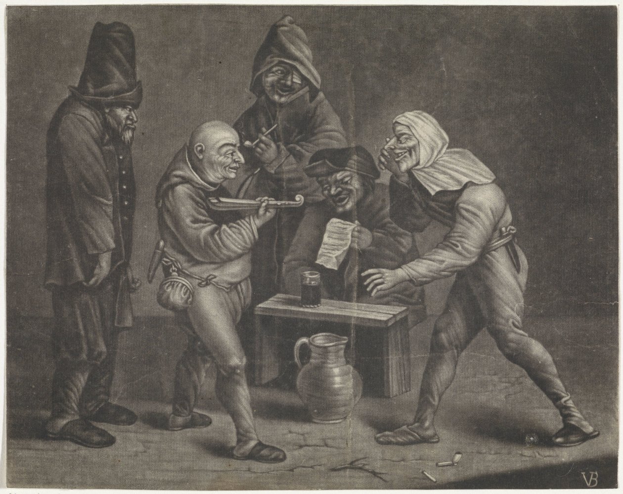Cinco tontos de Jan van der Bruggen