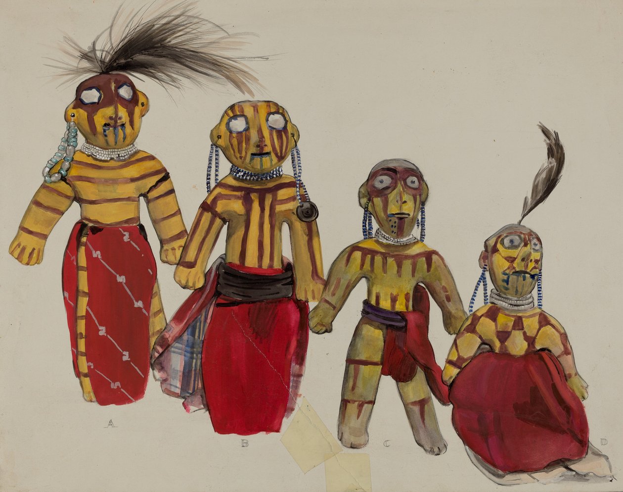Grupo de Muñecas Indias de Jane Iverson